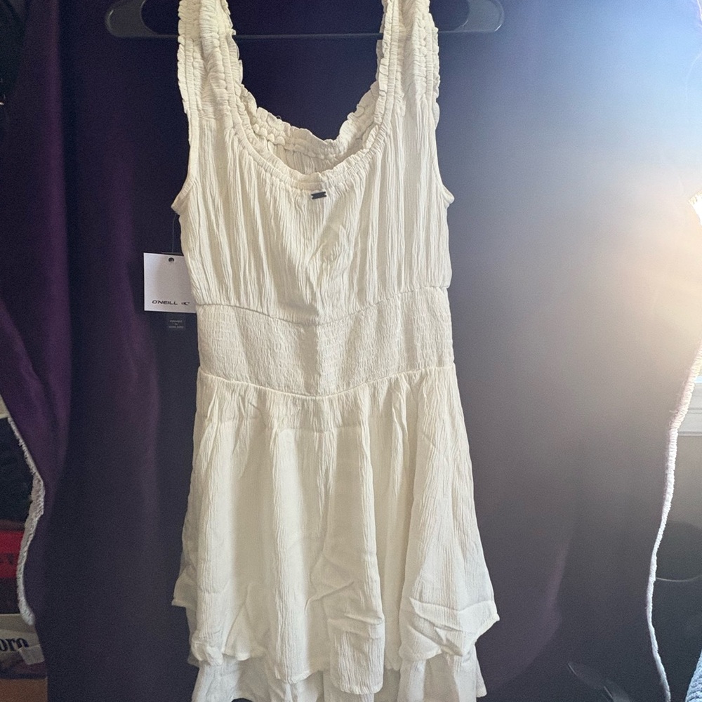 O'Neill Textured White Dress